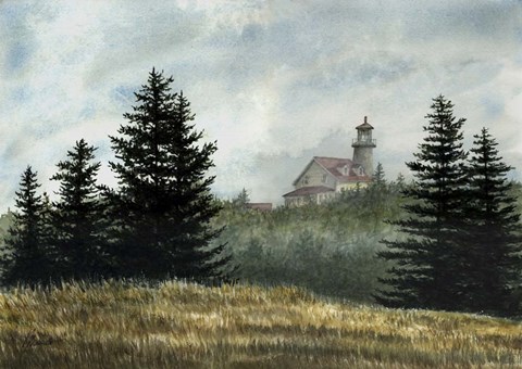 Framed Island Light Print