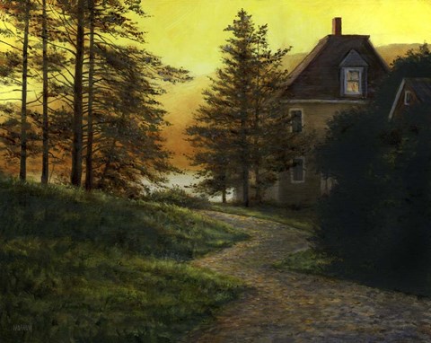 Framed Manana Glow Print