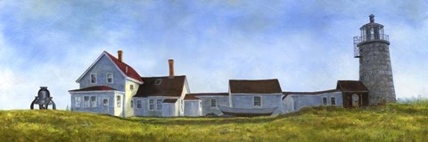 Framed Monhegan Island Light Print