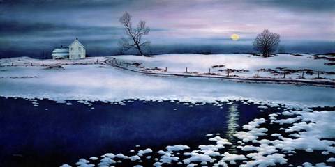 Framed Moonrise Symphony Print