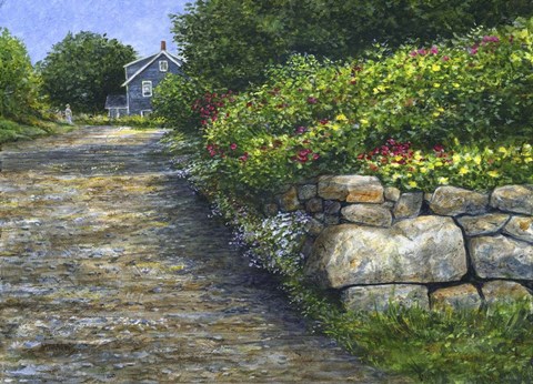 Framed Road Most Traveled Print