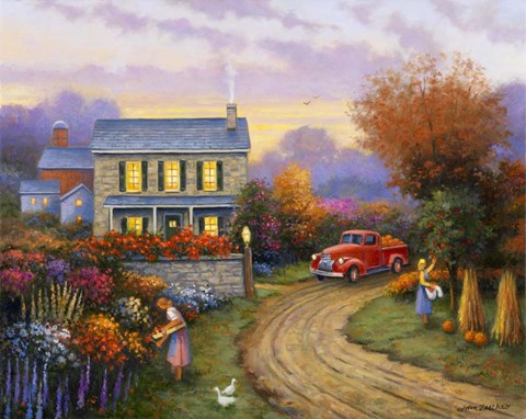 Framed Fall Harvest Print