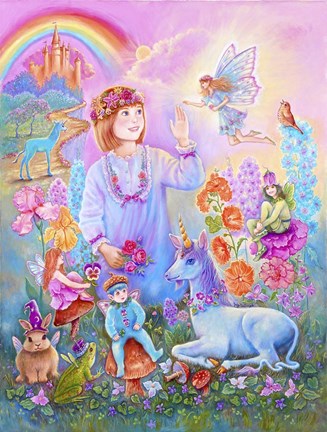 Framed Welcome to Make Believe Print