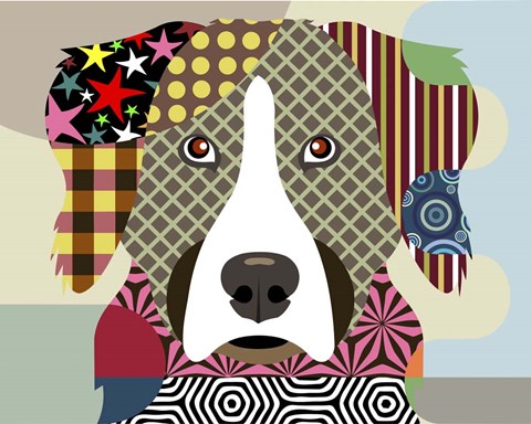 Framed Bernese Mountain Dog Print