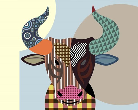 Framed Bull Baiting Print