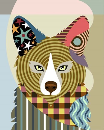 Framed Sly as a Fox Print