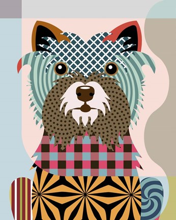 Framed Cairn Terrier Print