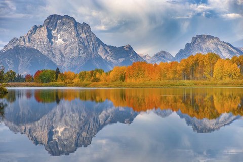 Framed Oxbows Autumn Print