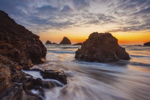 Framed Oregon Gold Rush Print