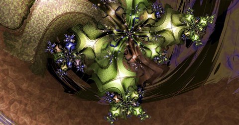 Framed Burgeoning Forth Print