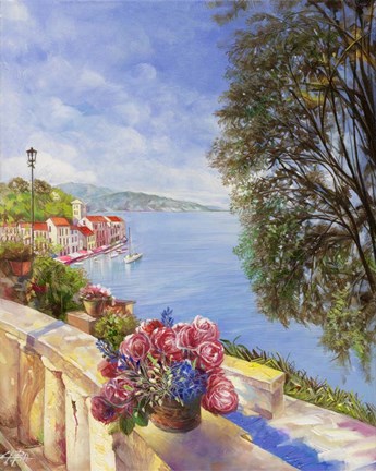 Framed From the Balcony Print