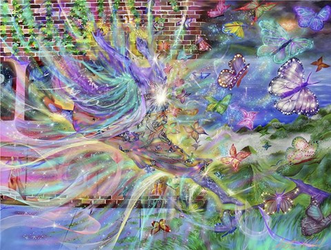 Framed Butterfly Ballet Print