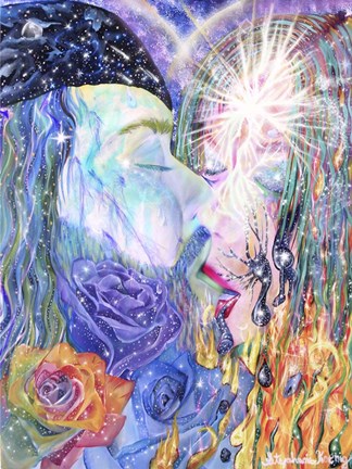 Framed Midlight Love Print