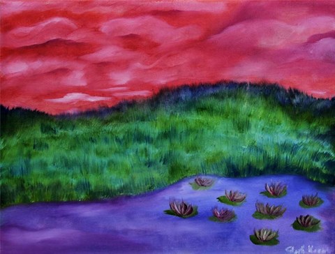 Framed Royal Sunset Print