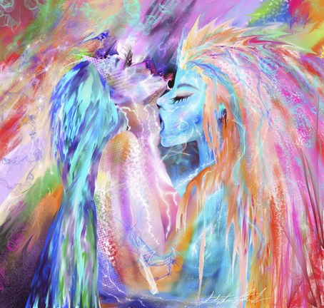 Framed Sirian Love Print