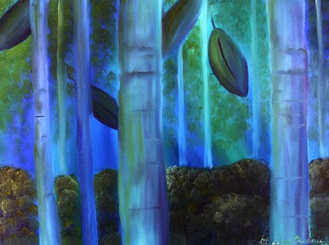 Framed Simply Birch Print