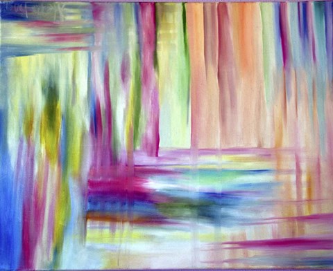 Framed Wood Abstract Print