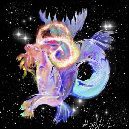 Framed Capricorn Print