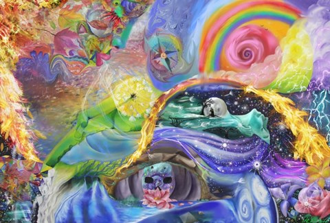 Framed Love Under Fire Print