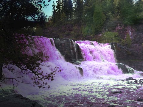 Framed Waterfall 2 Print