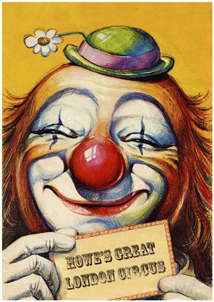 Framed Howe&#39;s Great London Circus Print