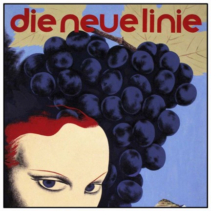Framed Die Neue Linie 2 Print