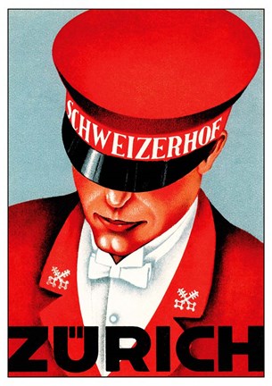Framed Hotel Schweizerhof Zurich Switzerland? Print