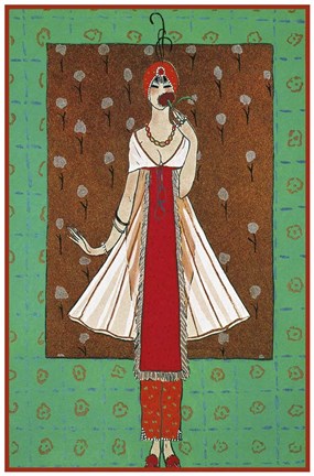 Framed L Habit Persan Print