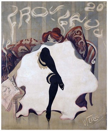 Framed Le Frou Frou Print