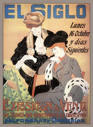 Framed El Siglo Print