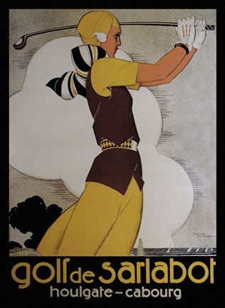 Framed Golf de Sarlabot Print