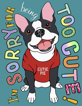 Framed Boston Graphic Style Print