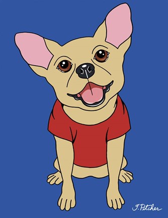 Framed Chihuahua Print