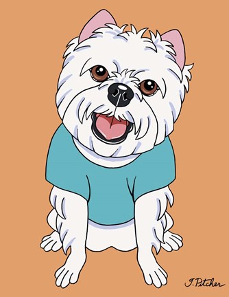 Framed West Highland Terrier Print