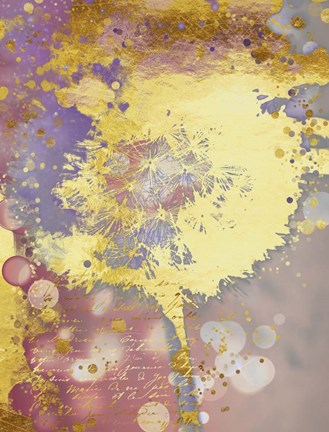 Framed Golden Dreams I Print