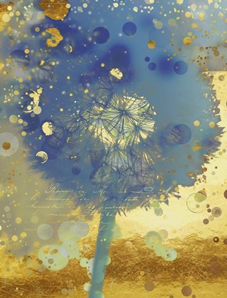 Framed Golden Dreams II Print