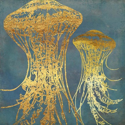 Framed Deep Sea Life IV Print