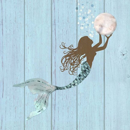 Framed Gathering Pearls I Print