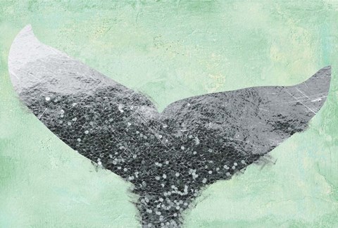 Framed Mermaid&#39;s Tail I Print