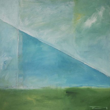 Framed Angular Landscape Print