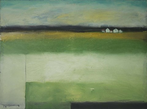 Framed Farmsted On Highway 29 Print