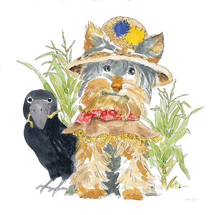 Framed Halloween Pets IV Print