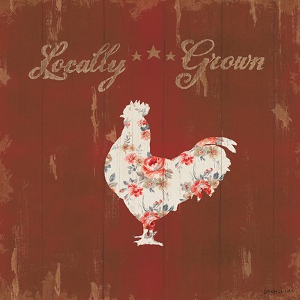 Framed Farm Patchwork XII Print