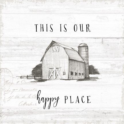 Framed Farm Life IV Shiplap Print