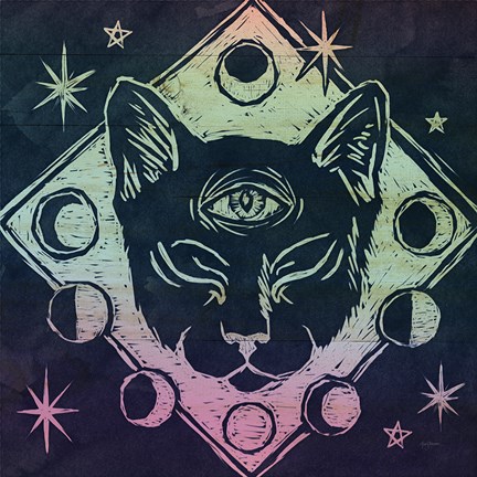 Framed Mystical Halloween Jewel IV Print