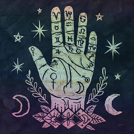 Framed Mystical Halloween Jewel I Print