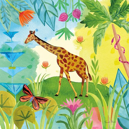 Framed Big Jungle IV Print