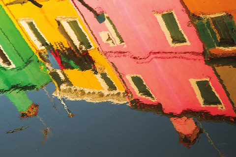 Framed Reflections of Burano X Print