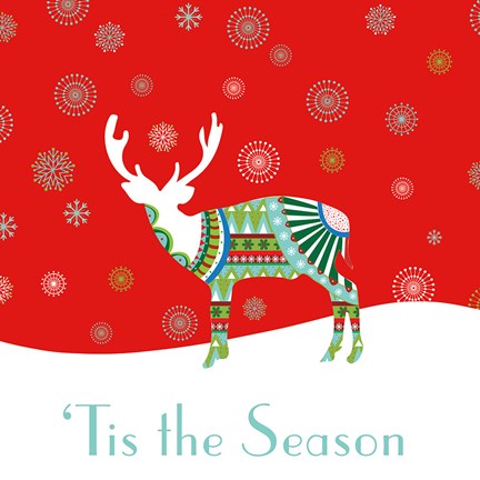 Framed Mod Holiday IV Print