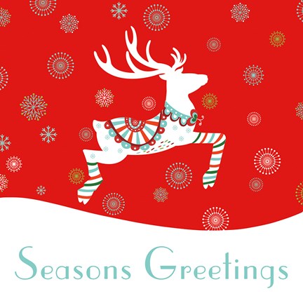 Framed Mod Holiday I Print